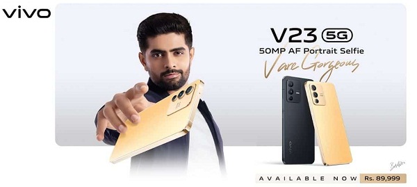 Vivo Latest Color Changing V23 5G Now Available For Sale in Pakistan